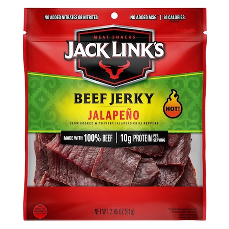 Jack Links Jack Link's Jalapeno Beef Jerky 2.85 oz Pegged 10000008445